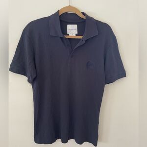 INIMIGO Classic Midnight Blue Embroidered Heart Polo Shirt Men Size M NWOT